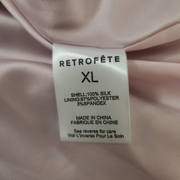 Free People Retrofete Shaniece Mini Dress‎ Earl Rose Zebra Pink Women's Size XL - Picture 8 of 13